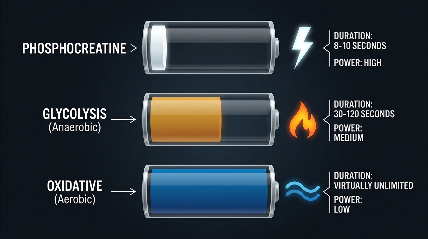 Three energy systems